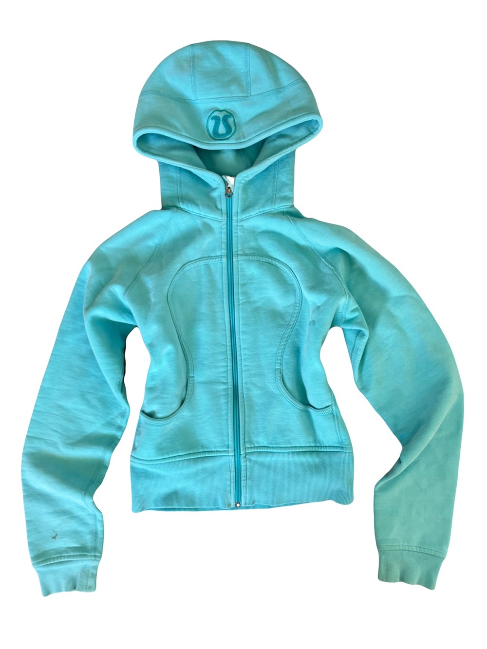 Early 2000’s lululemon athletica Womens Scuba Hoodie - Aqua